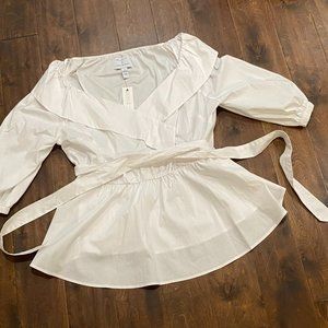 NWT Beauticurve x Lane Bryant Off the Shoulder White Top Size 18